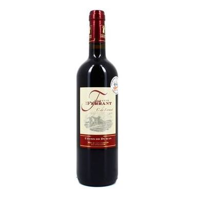 Côtes De Duras Rouge AOC C de Ferrant, cuvée fûts de chêne, 75cl