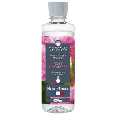 Ambiances Devineau Recharge pour lampe Berger Rose de Grasse, 400ml