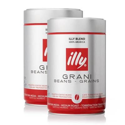 Illy Café en grains classico, Lot de 2x250g