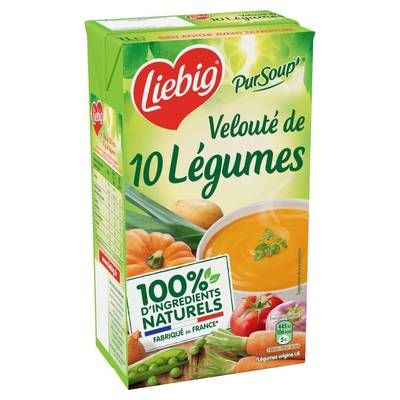 Liebig Soupe Velouté de 10 légumes, 1L