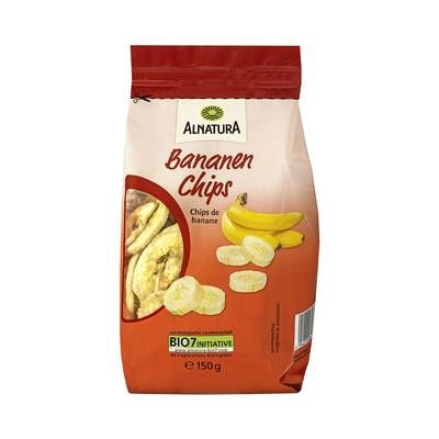 Alnatura Chips de banane bio, 150g
