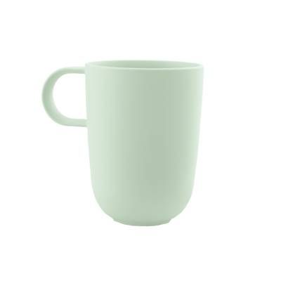 Point virgule Tasse à poignée en PLA vert 450ml, 1 pièce