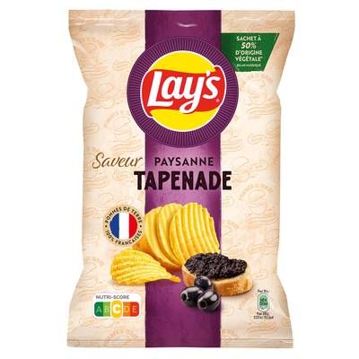 Lay's Chips paysanne saveur tapenade, 120g