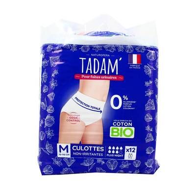 Tadam Culottes fuites urinaires Nuit, 12 culottes
