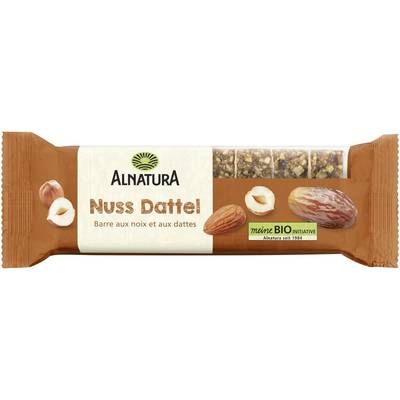 Alnatura Barre aux Noisettes et aux Dattes Bio, 75g