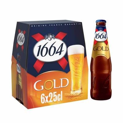 Gold Bière blonde, 6x25cl
