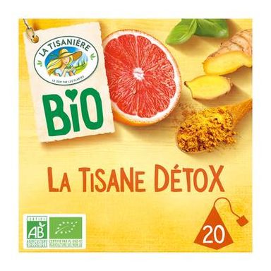 La Tisanière La Tisane Detox Bio, 20 sachets