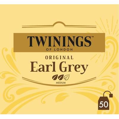 Twinings Thé original earl grey, 50 sachets