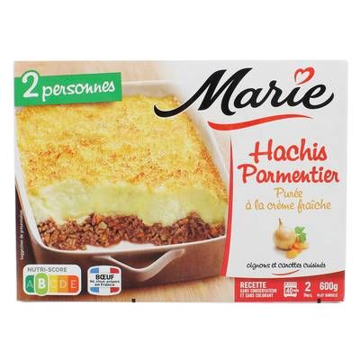 Marie Hachis parmentier- Purée à la crème fraîche, 600g