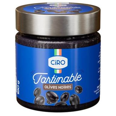 Ciro Tapenade d'Olive Noires sans Gluten, 180g