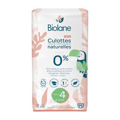 Biolane Couches Culottes Bébés T4 7 - 14 kg, 42 couches culottes