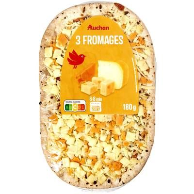 Auchan Mini Pizza au Fromage, 180g