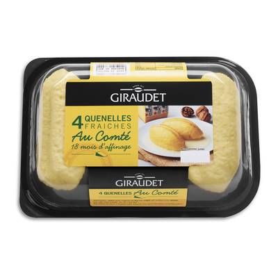 Giraudet Quenelles au Comté 18 mois AOP, 4x80g