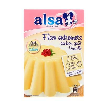 Alsa Flan entremet saveur vanille, 192g