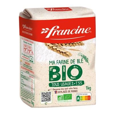 Francine Farine de Blé T55 Bio, 1kg