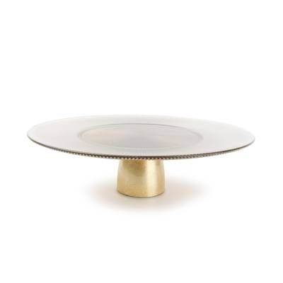 Collection Glint Plat à tarte sur pied 33xH10cm gold Glint, 1  pièce