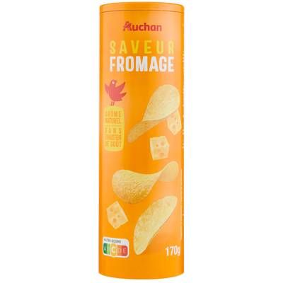 Auchan Chips tuiles saveur emmental, 170g