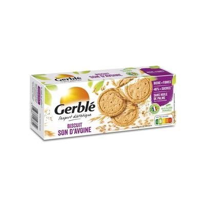 Gerblé Fibres 24 Biscuits au Son d'Avoine - 46% de sucres en moins, 144g