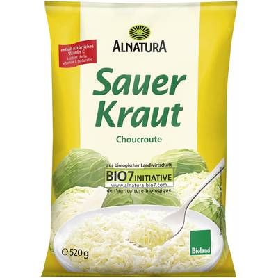 Alnatura Choucroute Bio, 520g