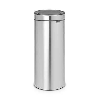 Brabantia Poubelle Touch Bin New Matt Steel, 30L