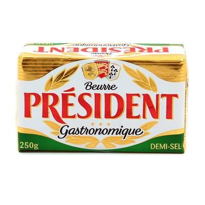 Président Beurre plaquette 1/2 Sel, 250g