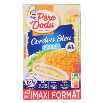 Père Dodu Cordon Bleu Poulet, 8x100g