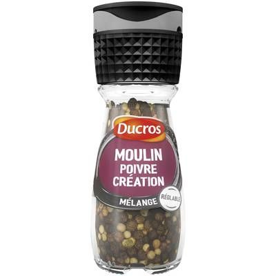 Ducros Poivre Fort en Moulin Création, 34g