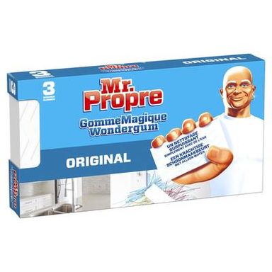 Mr Propre Gomme Magique Original nettoyante, 3 pièces
