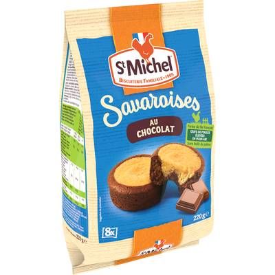 St Michel Savaroise au chocolat x8, 220g