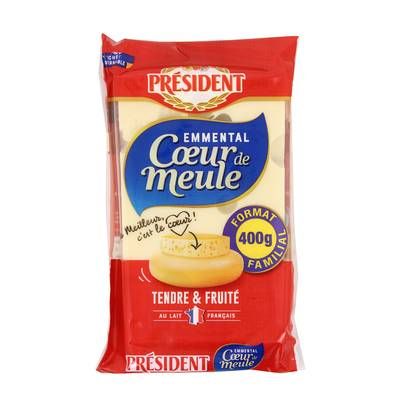 Président Emmental Coeur de Meule plaquette, 400g