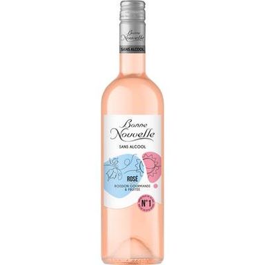 Bonne Nouvelle Rosé sans alcool, 75cl