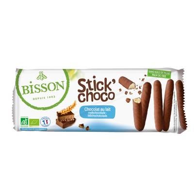 Bisson Biscuits Stick' choco bio, 130g