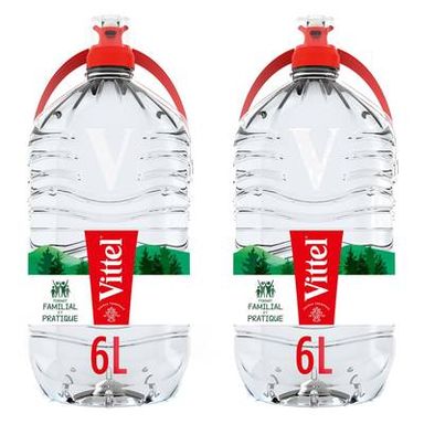 Vittel Eau minerale naturelle, Lot de 2x6L