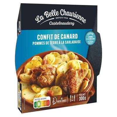 La Belle Chaurienne Confit de Canard et Pommes de Terre à la Sarladaise, 300g