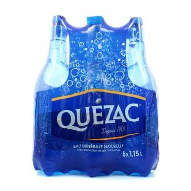 Quézac Eau gazeuse minérale naturelle, 6x1,15L