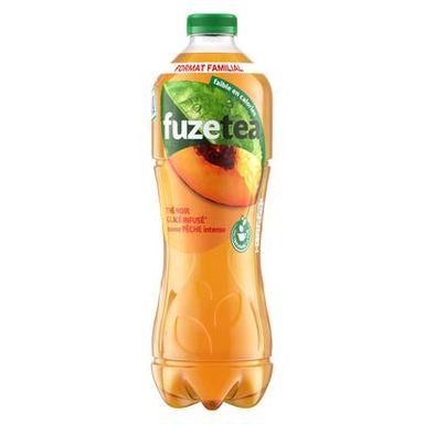 Fuze Tea Thé noir glacé saveur pêche intense (faible en calories), 1,75L
