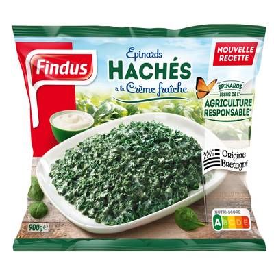 Findus Epinards hachés à la crème fraiche, 1kg