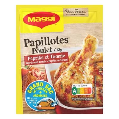 Maggi Papillotes poulet paprika tomate, 28g