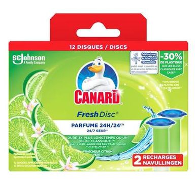 Canard Fresh Fresh Disc recharge citron vert 2x6 disques, 2 pièce