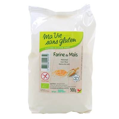 Ma Vie Sans Gluten Farine bio de maïs, sans gluten,Bio, 500g