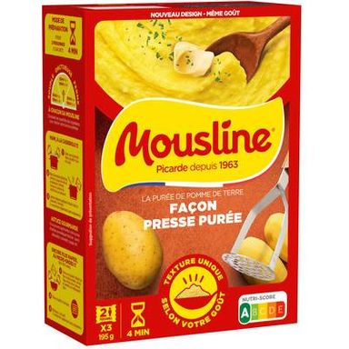 Mousline Purée Façon Presse purée, 195g
