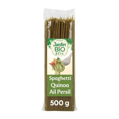 Jardin Bio Etic Spaghetti Quinoa Persil et Ail bio, 500g