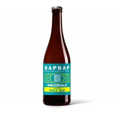 BAPBAP Bière Blonde Originale Pale Ale 5,4°, 75cl