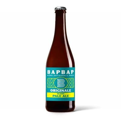 BAPBAP Bière Blonde Originale Pale Ale 5,4°, 75cl