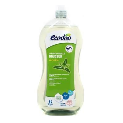 Ecodoo Liquide vaisselle Douceur Ecologique à l'Aloé vera bio, 1L