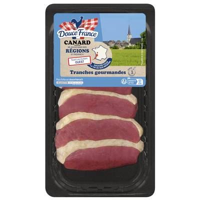 Douce France Tranches Gourmandes de Canard, Environ 190g