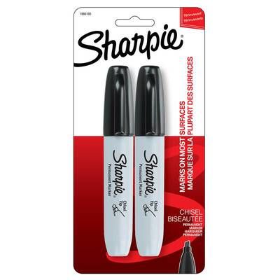 Sharpie Marqueur Noir, 2 marqueurs