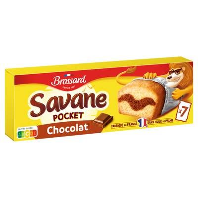 Savane Pocket chocolat x7, 210g