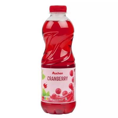Auchan Boisson au jus de cranberry, 1L