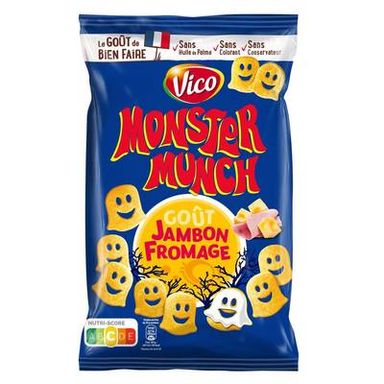 Monster Munch Jambon Fromage, 85g